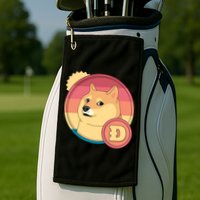 Retro DogeCoin Golf Towel