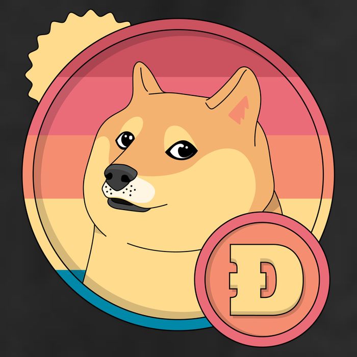 Retro DogeCoin Golf Towel