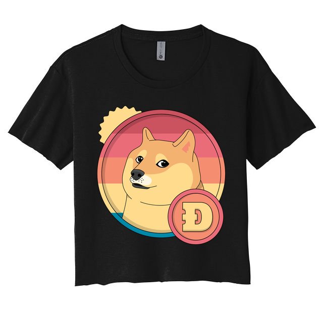Retro DogeCoin Crop Top