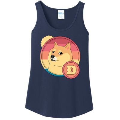 Retro DogeCoin Ladies Essential Tank