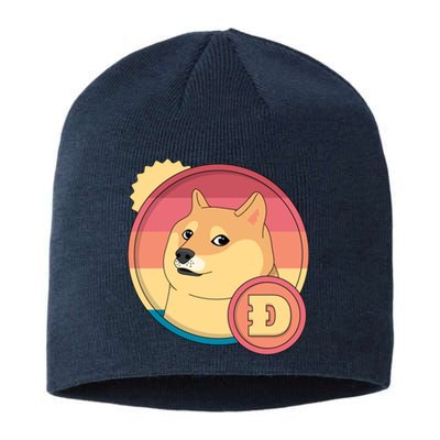 Retro DogeCoin Sustainable Beanie