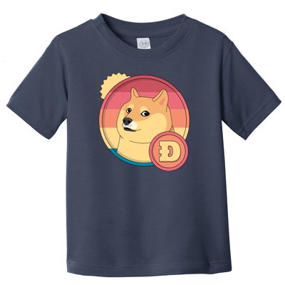 Retro DogeCoin Toddler T-Shirt