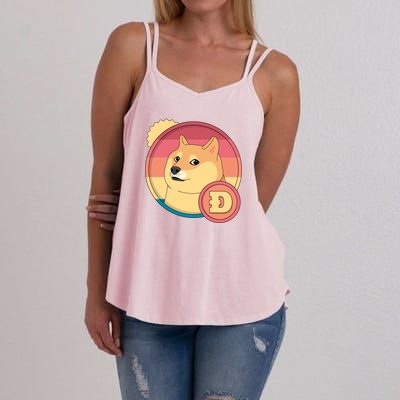 Retro DogeCoin Women's Strappy Tank