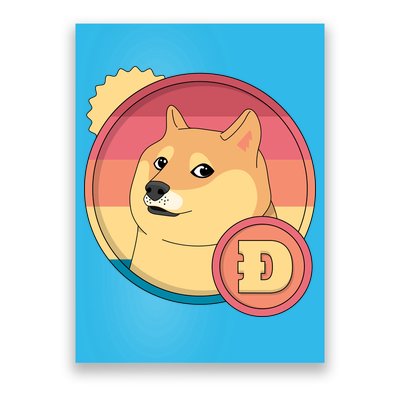 Retro DogeCoin Poster