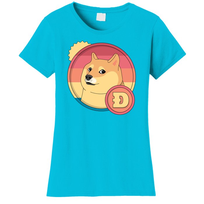 Retro DogeCoin Women's T-Shirt