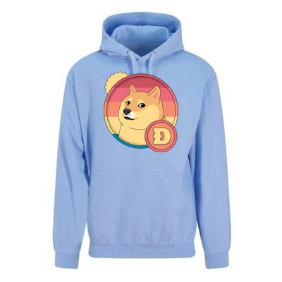 Retro DogeCoin Unisex Surf Hoodie