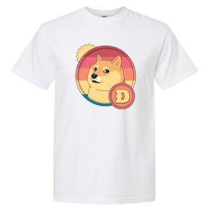 Retro DogeCoin Garment-Dyed Heavyweight T-Shirt