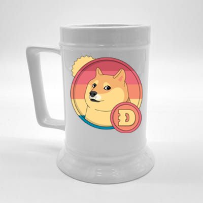 Retro DogeCoin Beer Stein