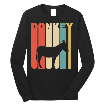 Retro Donkey Logo Long Sleeve Shirt