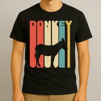 Retro Donkey Logo T-Shirt