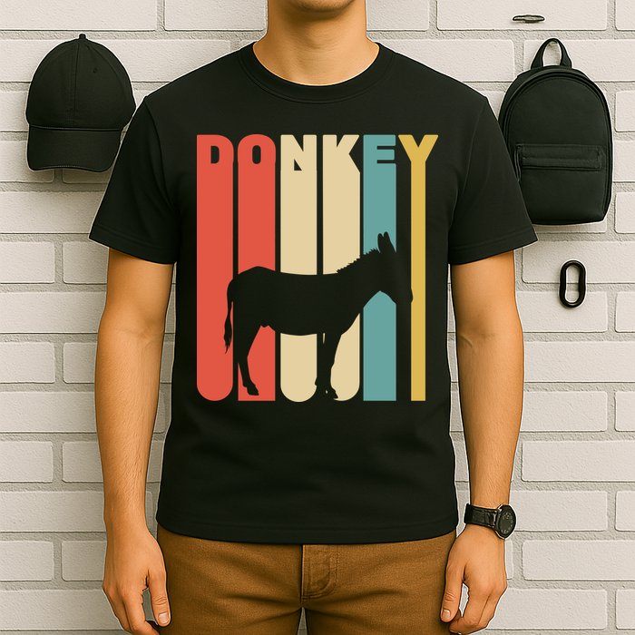 Retro Donkey Logo T-Shirt