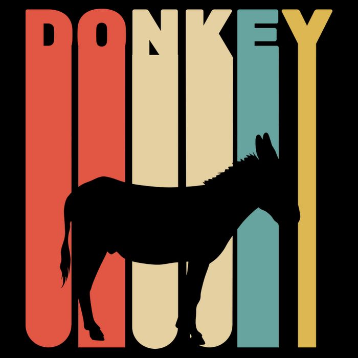 Retro Donkey Logo T-Shirt