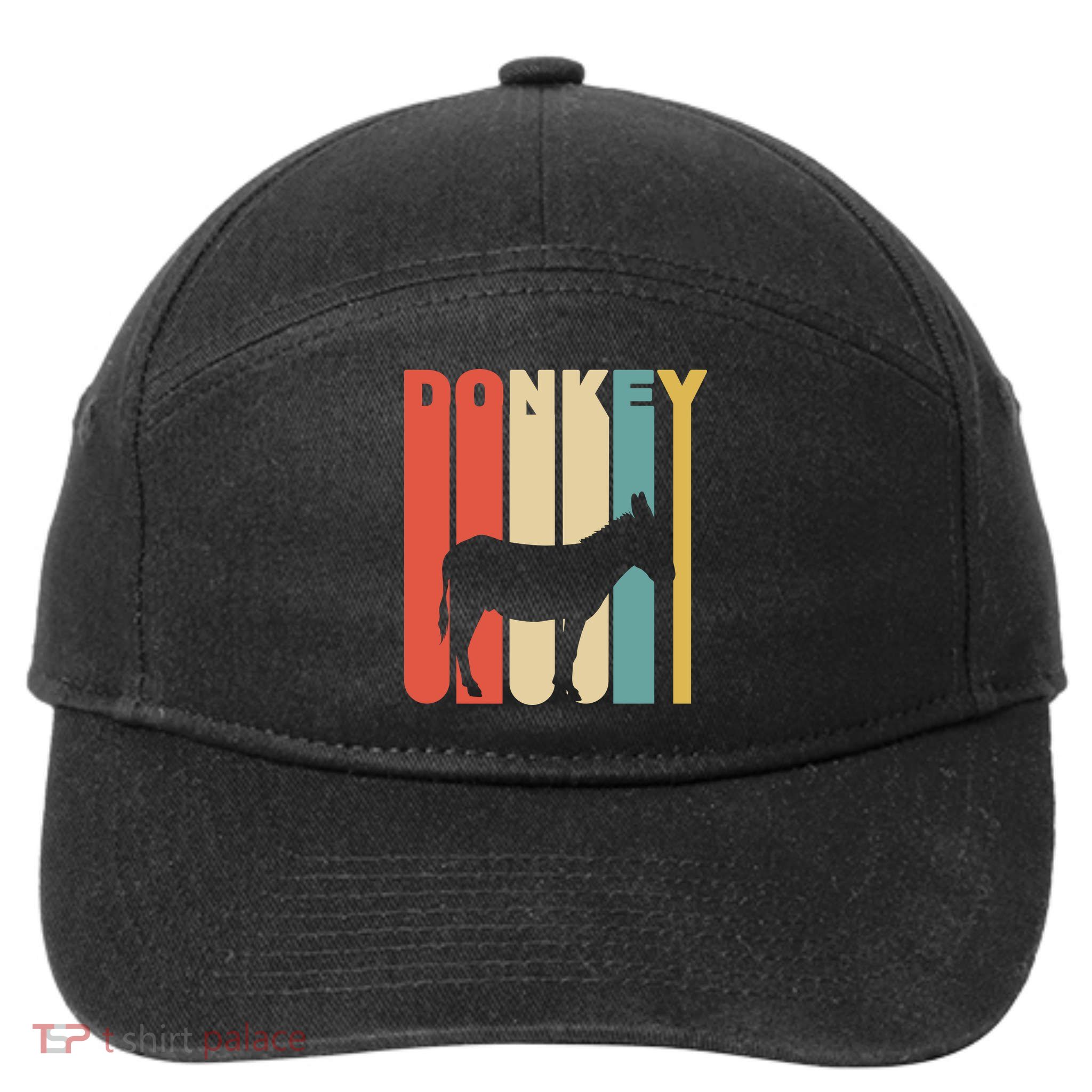 Retro Donkey Logo 7-Panel Snapback Hat