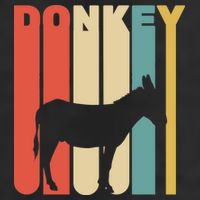 Retro Donkey Logo Adult Drive Performance Visor