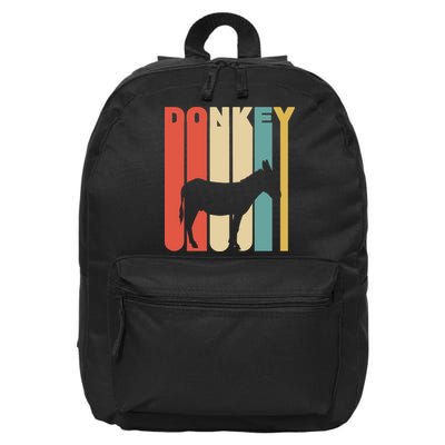 Retro Donkey Logo 16 in Basic Backpack