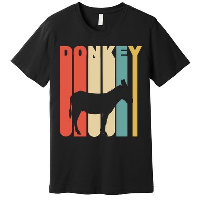 Retro Donkey Logo Premium T-Shirt