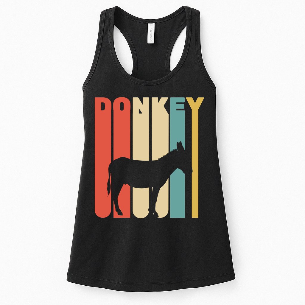 Retro Donkey Logo Womens Tank Top