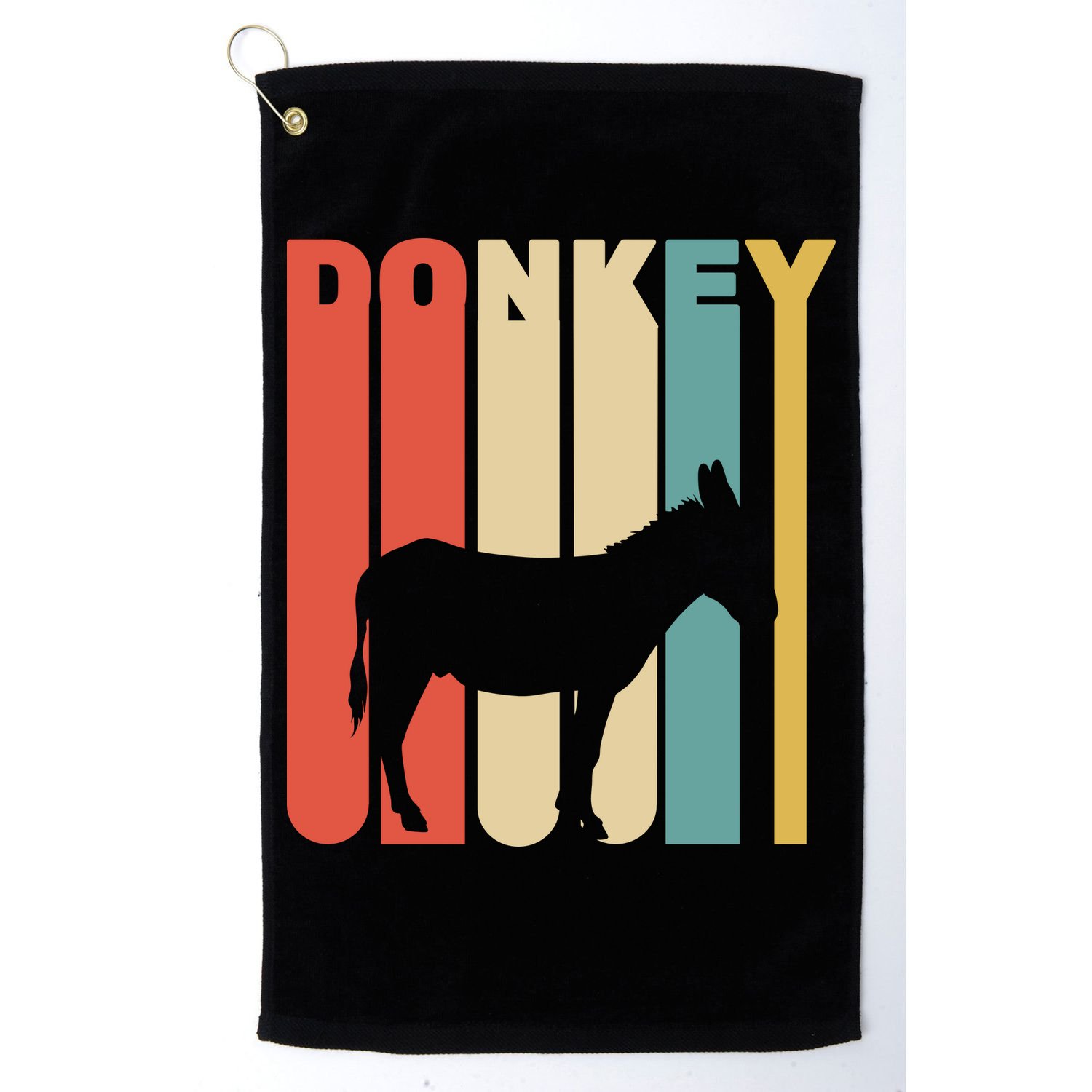 Retro Donkey Logo Golf Towel