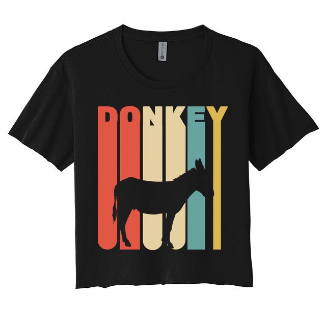Retro Donkey Logo Crop Top