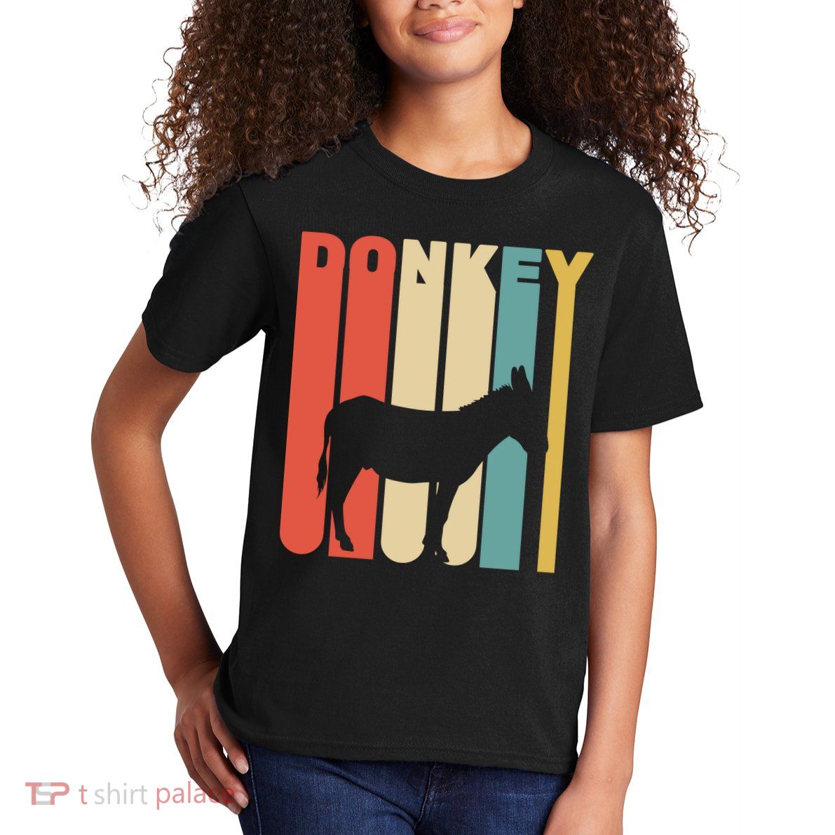 Retro Donkey Logo Kids T-Shirt