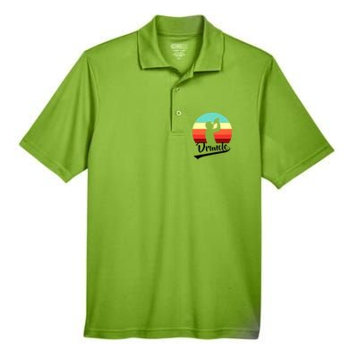 Retro Druncle Logo Men's Origin Performance Pique Polo