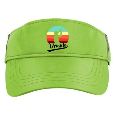 Retro Druncle Logo Adult Drive Performance Visor