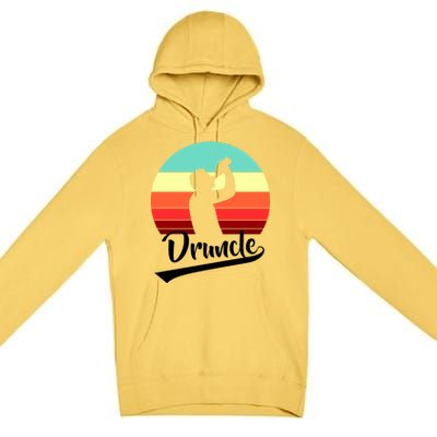 Retro Druncle Logo Premium Pullover Hoodie