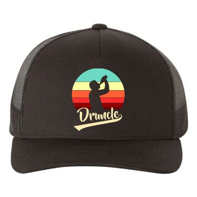 Retro Druncle Logo Yupoong Adult 5-Panel Trucker Hat