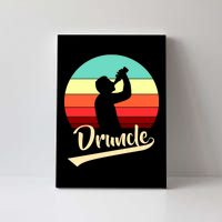 Retro Druncle Logo Canvas