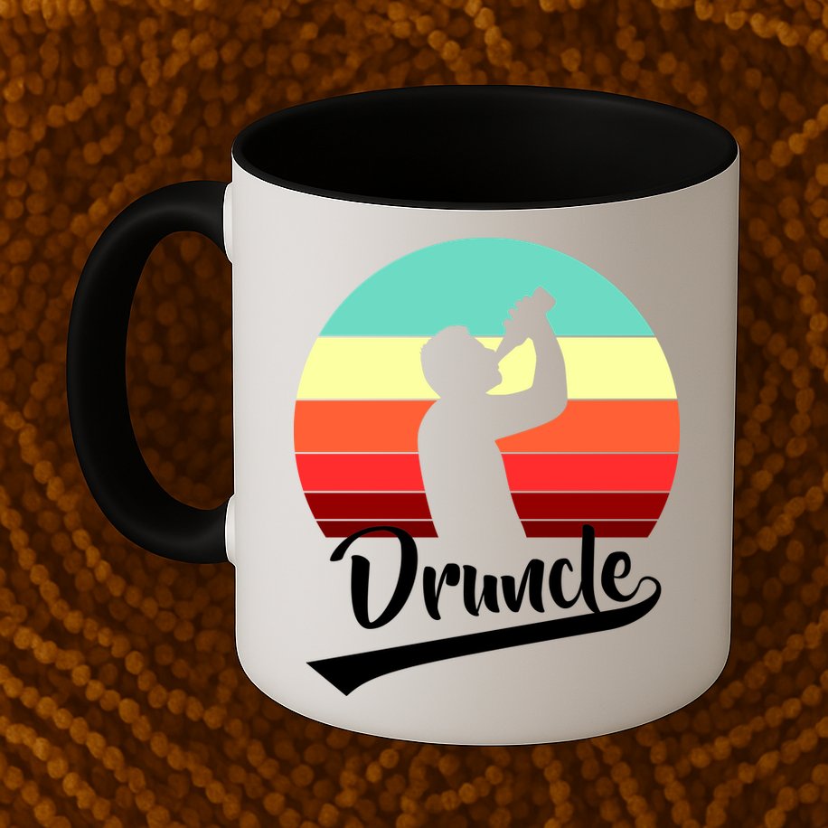 Retro Druncle Logo Mug