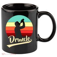 Retro Druncle Logo 11oz C Handle Ceramic Mug