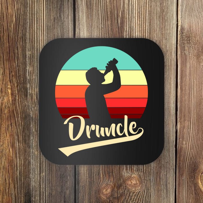 Retro Druncle Logo Coaster