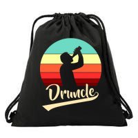 Retro Druncle Logo Drawstring Bag