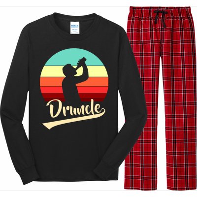 Retro Druncle Logo Long Sleeve Pajama Set