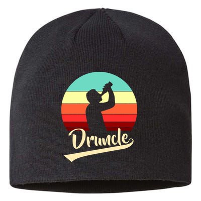 Retro Druncle Logo Sustainable Beanie