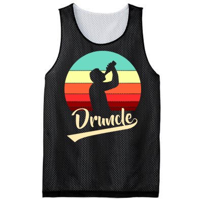 Retro Druncle Logo Mesh Reversible Basketball Jersey Tank