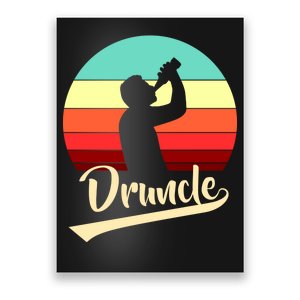 Retro Druncle Logo Poster