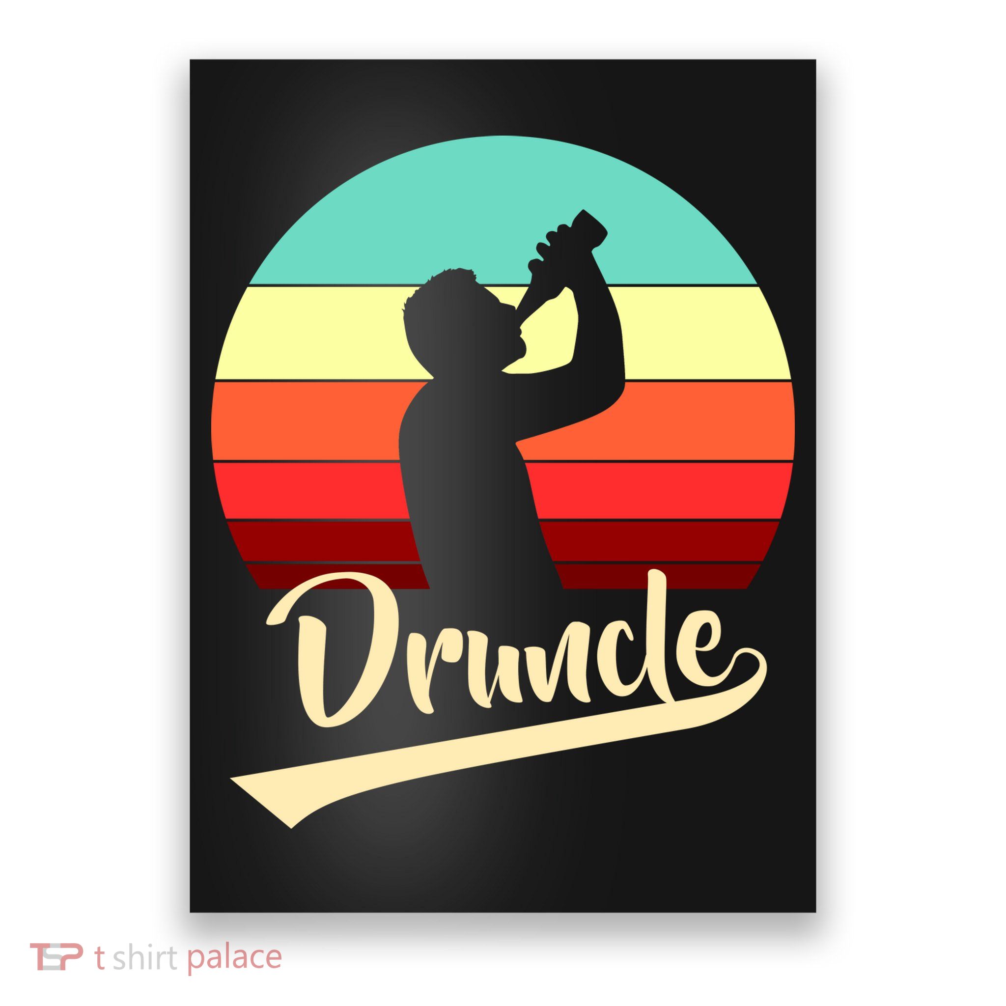 Retro Druncle Logo Poster