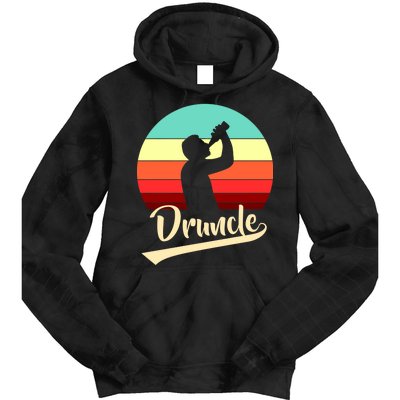 Retro Druncle Logo Tie Dye Hoodie