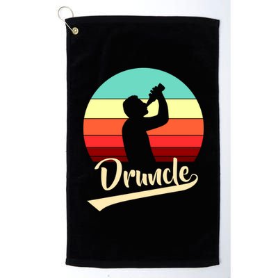 Retro Druncle Logo Platinum Collection Golf Towel