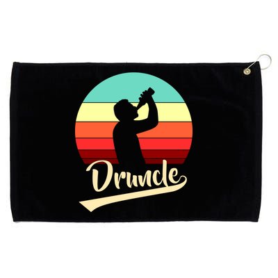 Retro Druncle Logo Grommeted Golf Towel