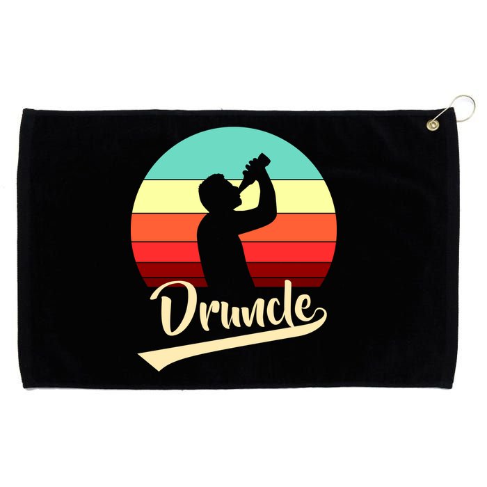 Retro Druncle Logo Grommeted Golf Towel