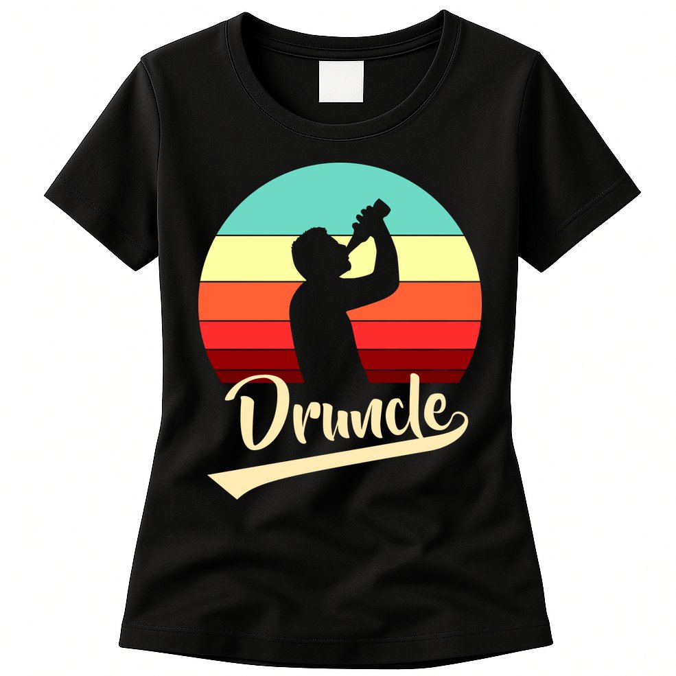 Retro Druncle Logo Womens T-Shirt