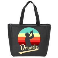 Retro Druncle Logo Zip Tote Bag