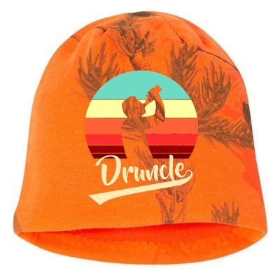 Retro Druncle Logo Kati - Camo Knit Beanie