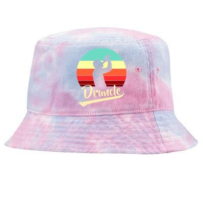 Retro Druncle Logo Tie-Dyed Bucket Hat