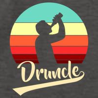 Retro Druncle Logo Vector Backpack