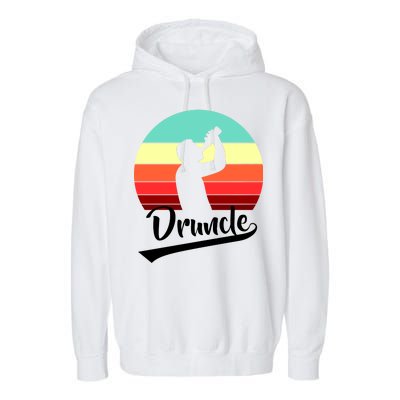 Retro Druncle Logo Garment-Dyed Fleece Hoodie