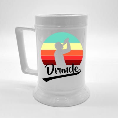 Retro Druncle Logo Beer Stein