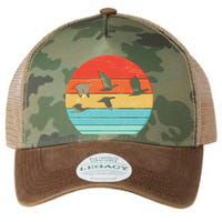 Retro Duck Hunting Sunset Legacy Tie Dye Trucker Hat